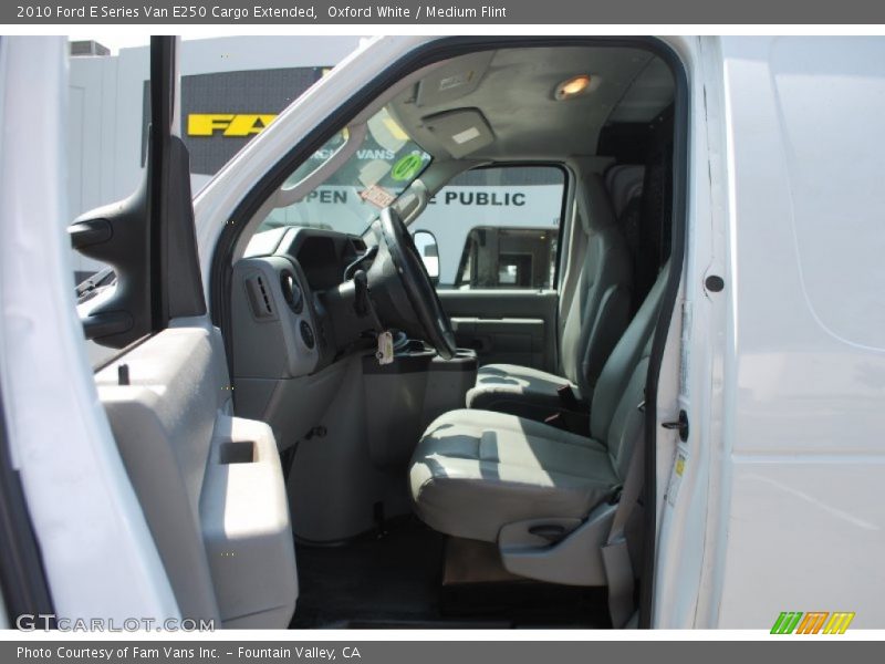 Oxford White / Medium Flint 2010 Ford E Series Van E250 Cargo Extended