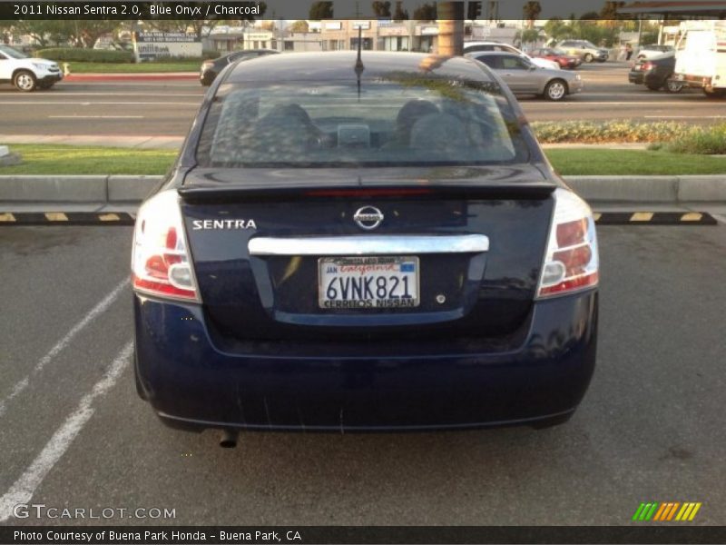 Blue Onyx / Charcoal 2011 Nissan Sentra 2.0