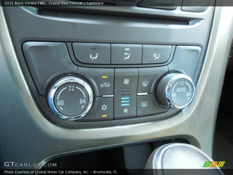 Crystal Red Tintcoat / Cashmere 2012 Buick Verano FWD