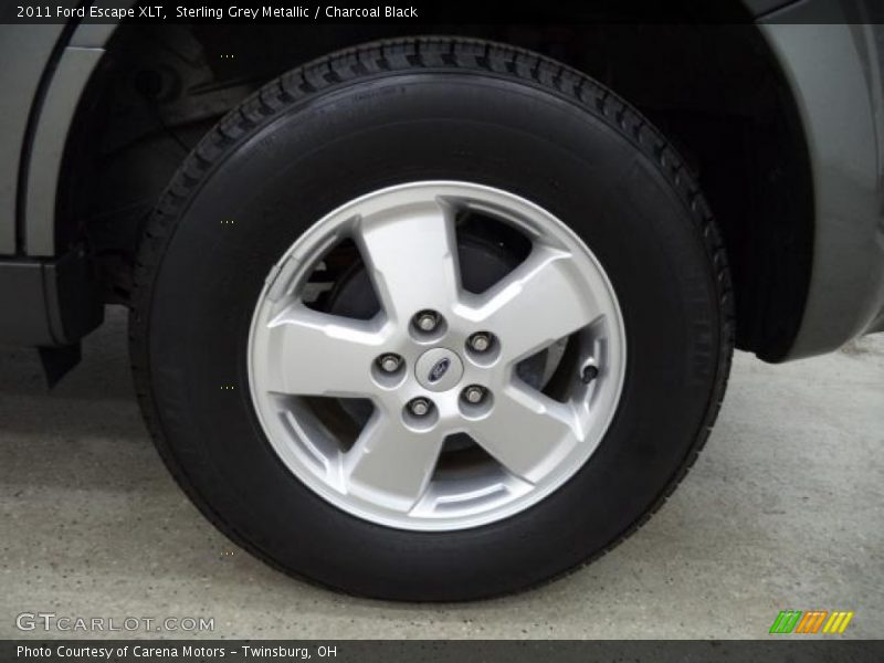 Sterling Grey Metallic / Charcoal Black 2011 Ford Escape XLT