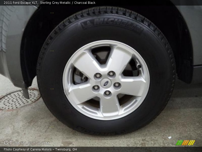 Sterling Grey Metallic / Charcoal Black 2011 Ford Escape XLT