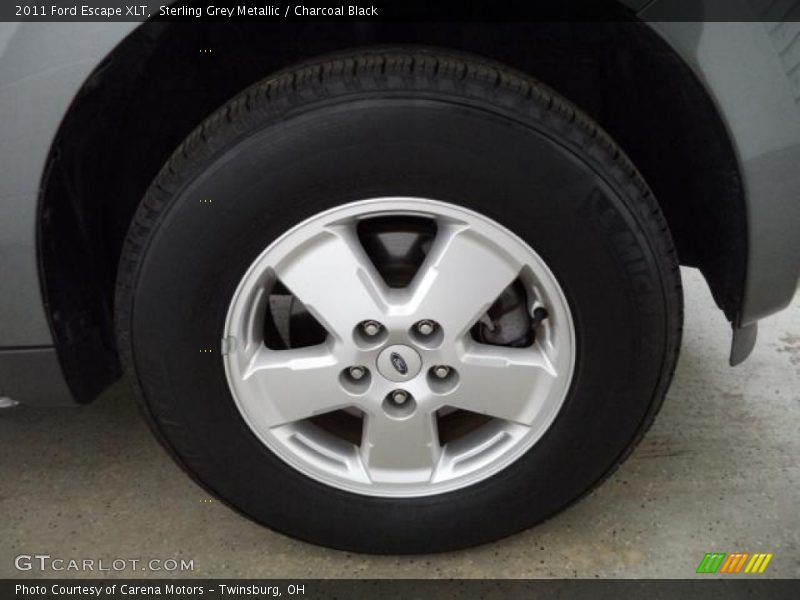 Sterling Grey Metallic / Charcoal Black 2011 Ford Escape XLT