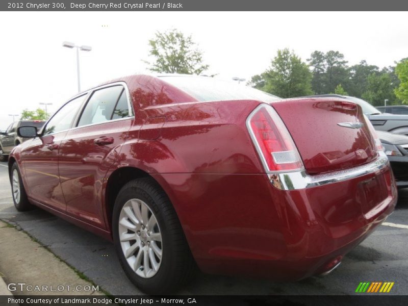 Deep Cherry Red Crystal Pearl / Black 2012 Chrysler 300