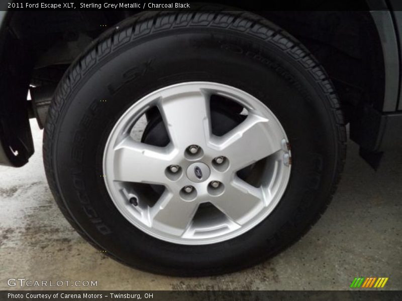 Sterling Grey Metallic / Charcoal Black 2011 Ford Escape XLT