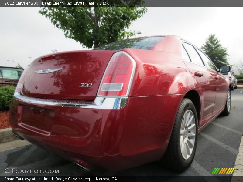 Deep Cherry Red Crystal Pearl / Black 2012 Chrysler 300