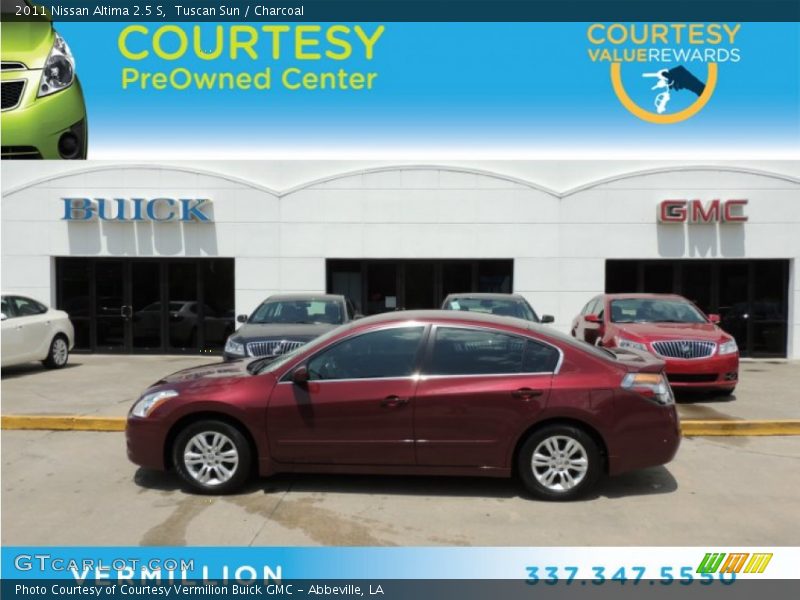 Tuscan Sun / Charcoal 2011 Nissan Altima 2.5 S