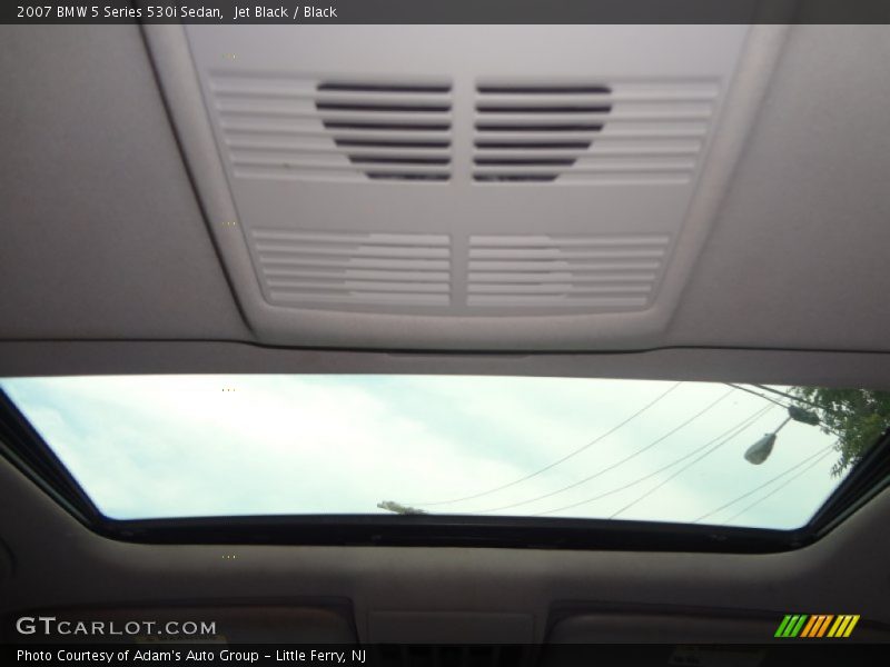 Jet Black / Black 2007 BMW 5 Series 530i Sedan