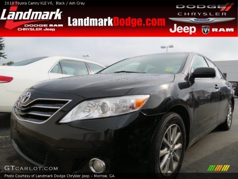 Black / Ash Gray 2010 Toyota Camry XLE V6