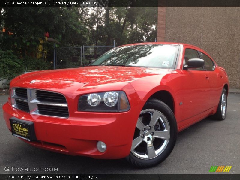 TorRed / Dark Slate Gray 2009 Dodge Charger SXT