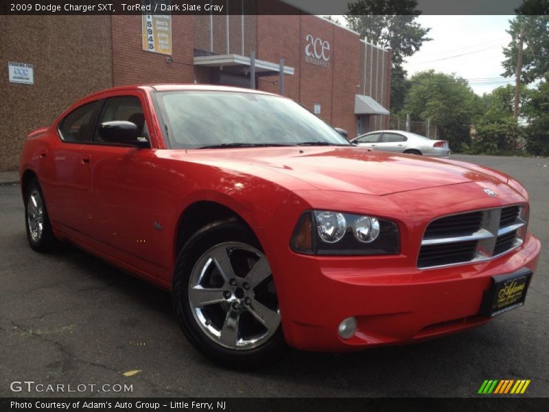 TorRed / Dark Slate Gray 2009 Dodge Charger SXT