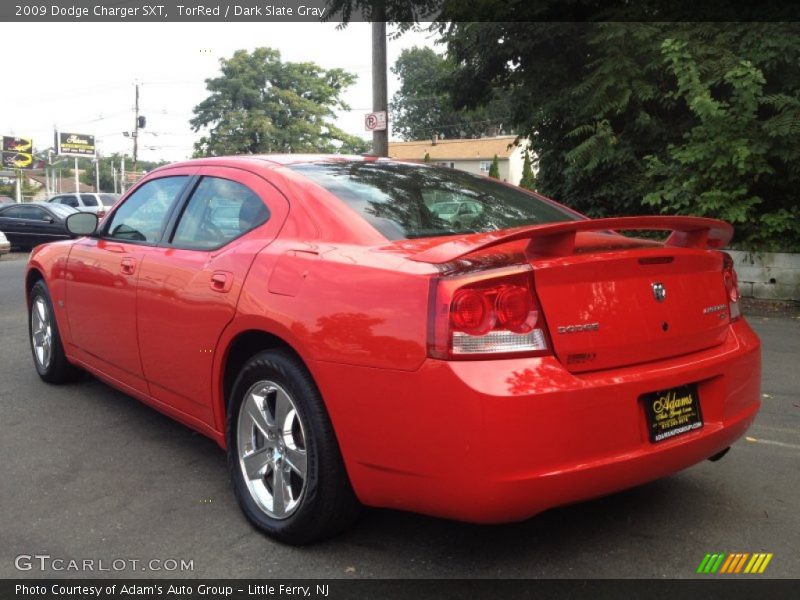 TorRed / Dark Slate Gray 2009 Dodge Charger SXT