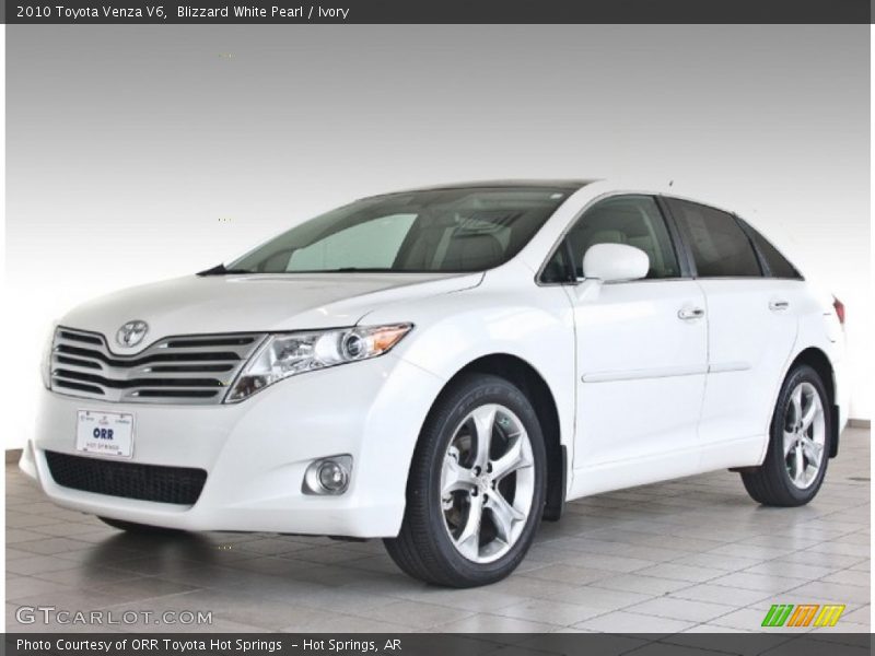 Blizzard White Pearl / Ivory 2010 Toyota Venza V6