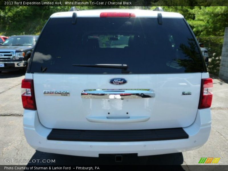 White Platinum Tri-Coat / Charcoal Black 2013 Ford Expedition Limited 4x4