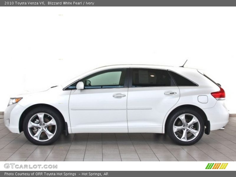 Blizzard White Pearl / Ivory 2010 Toyota Venza V6
