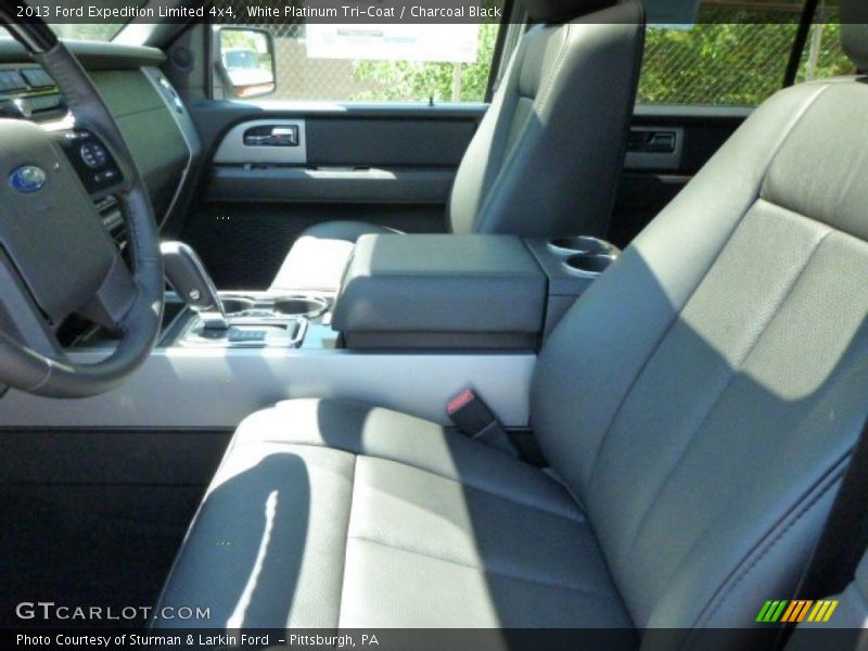 White Platinum Tri-Coat / Charcoal Black 2013 Ford Expedition Limited 4x4