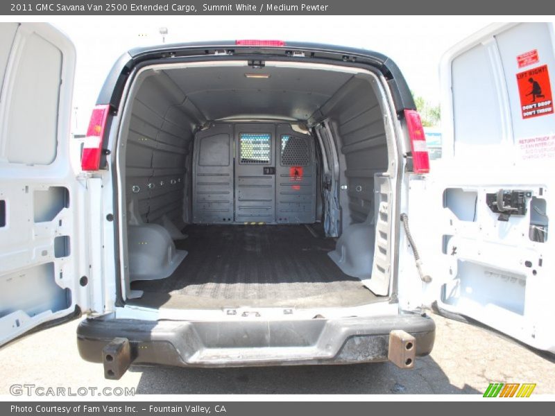 Summit White / Medium Pewter 2011 GMC Savana Van 2500 Extended Cargo