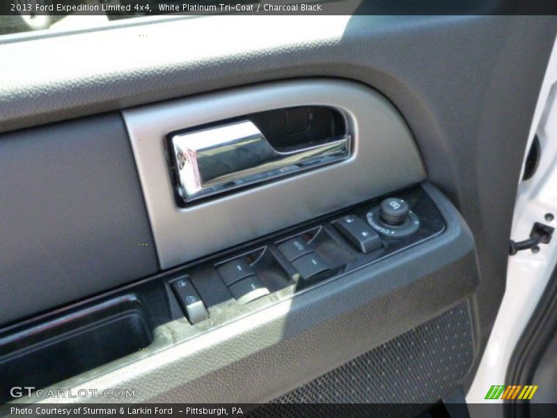 White Platinum Tri-Coat / Charcoal Black 2013 Ford Expedition Limited 4x4