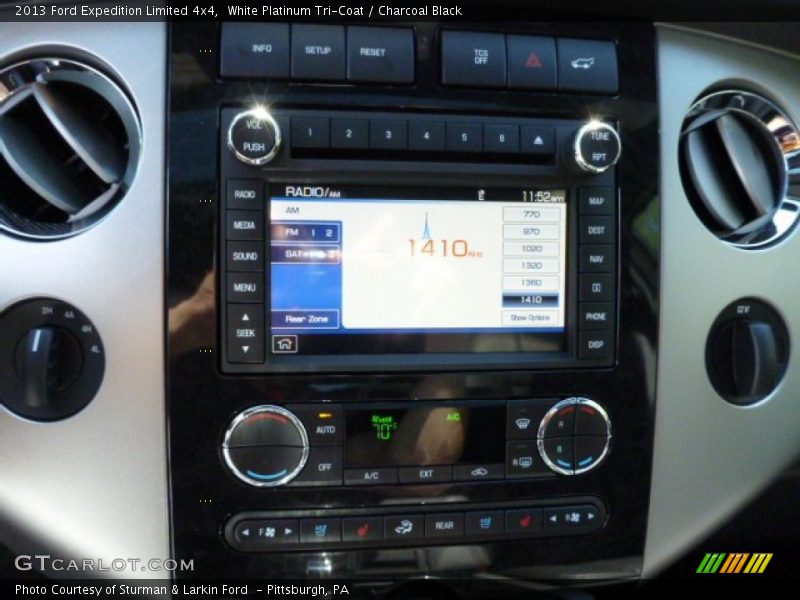 White Platinum Tri-Coat / Charcoal Black 2013 Ford Expedition Limited 4x4