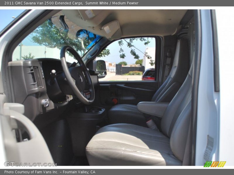 Summit White / Medium Pewter 2011 GMC Savana Van 2500 Extended Cargo