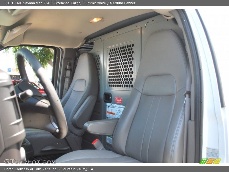Summit White / Medium Pewter 2011 GMC Savana Van 2500 Extended Cargo