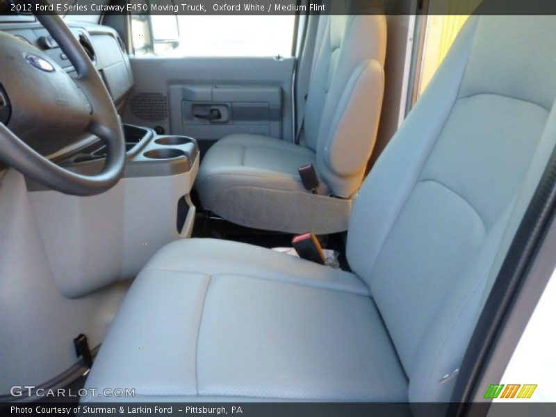 Oxford White / Medium Flint 2012 Ford E Series Cutaway E450 Moving Truck
