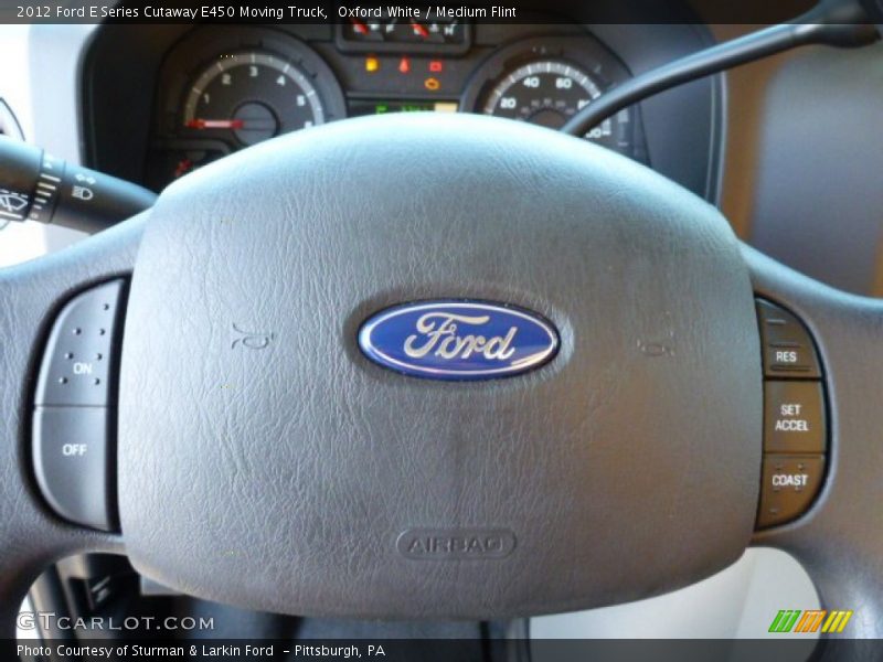 Oxford White / Medium Flint 2012 Ford E Series Cutaway E450 Moving Truck