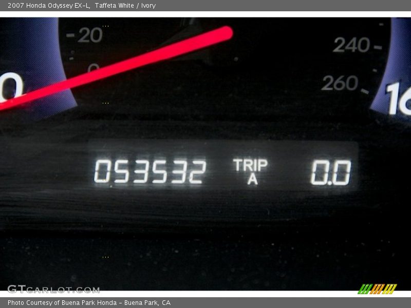 Taffeta White / Ivory 2007 Honda Odyssey EX-L