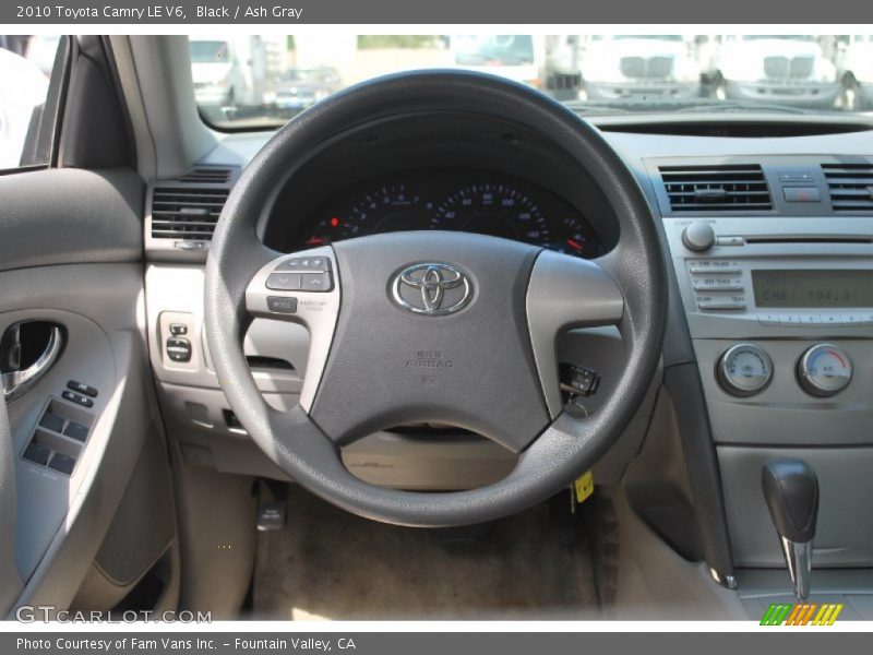 Black / Ash Gray 2010 Toyota Camry LE V6