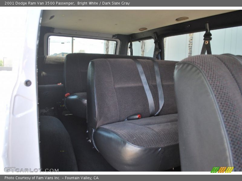 Rear Seat of 2001 Ram Van 3500 Passenger