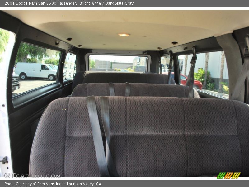 Rear Seat of 2001 Ram Van 3500 Passenger