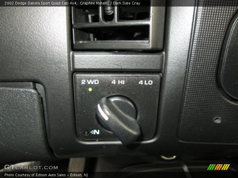 Graphite Metallic / Dark Slate Gray 2002 Dodge Dakota Sport Quad Cab 4x4