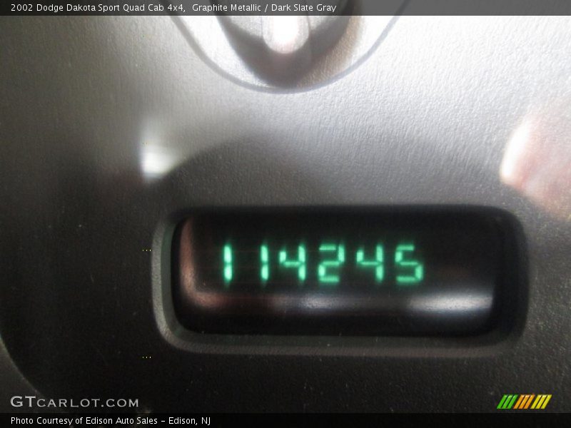 Graphite Metallic / Dark Slate Gray 2002 Dodge Dakota Sport Quad Cab 4x4