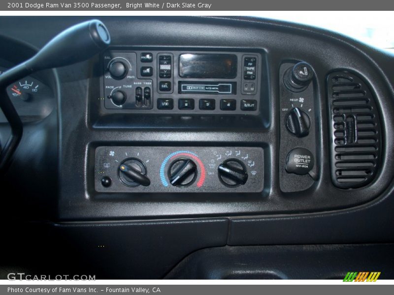 Controls of 2001 Ram Van 3500 Passenger
