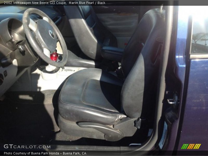 Marlin Blue Pearl / Black 2002 Volkswagen New Beetle GLS Coupe