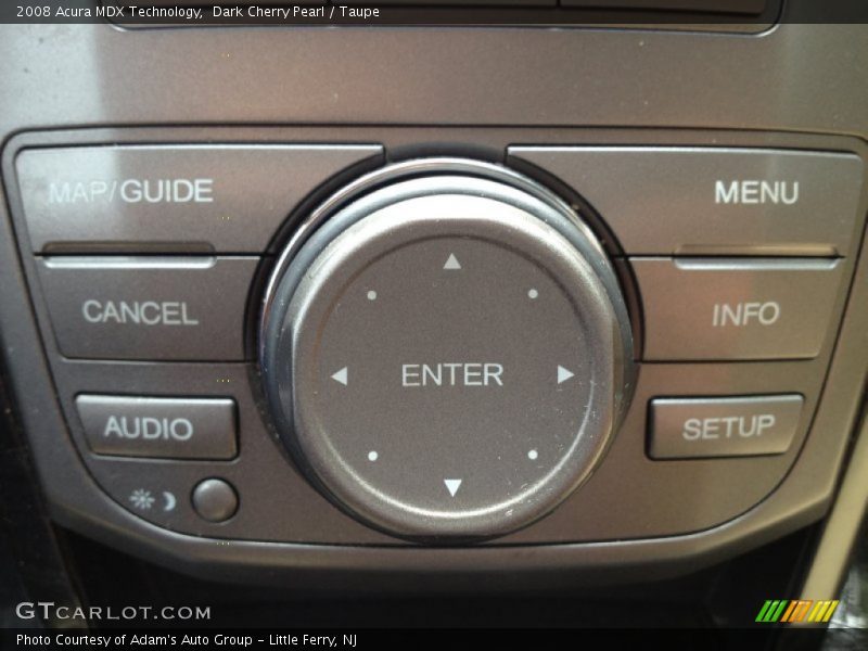 Dark Cherry Pearl / Taupe 2008 Acura MDX Technology