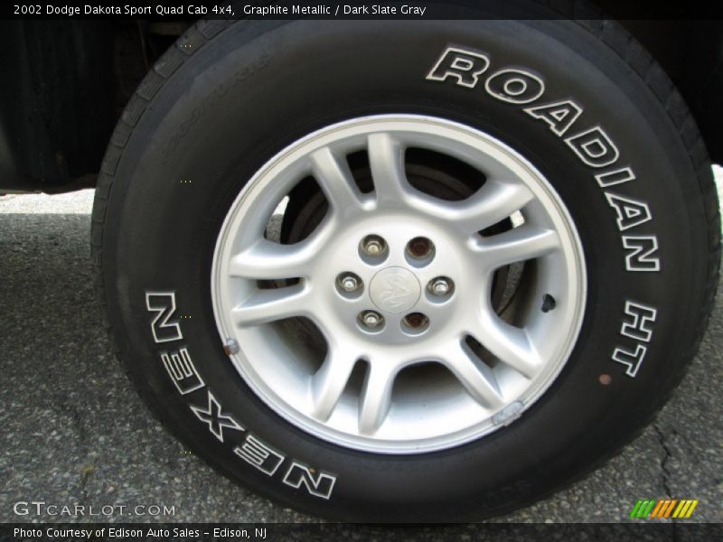 Graphite Metallic / Dark Slate Gray 2002 Dodge Dakota Sport Quad Cab 4x4