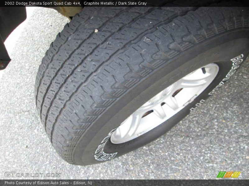 Graphite Metallic / Dark Slate Gray 2002 Dodge Dakota Sport Quad Cab 4x4