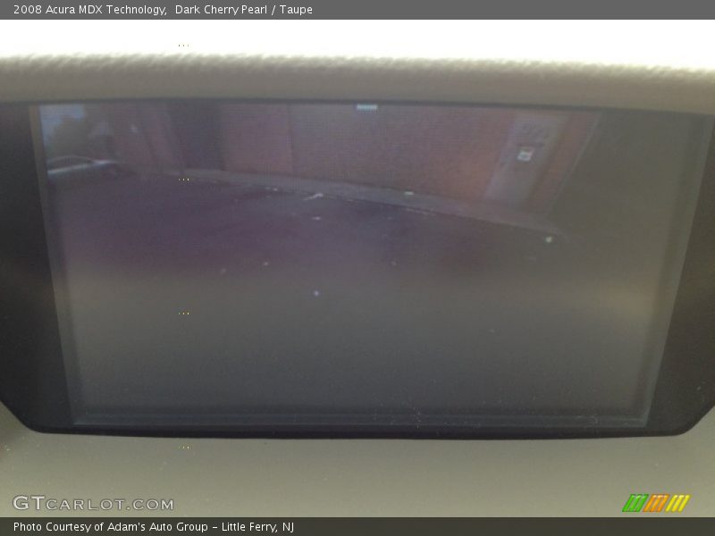 Dark Cherry Pearl / Taupe 2008 Acura MDX Technology