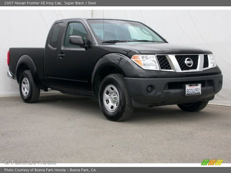 Super Black / Steel 2007 Nissan Frontier XE King Cab