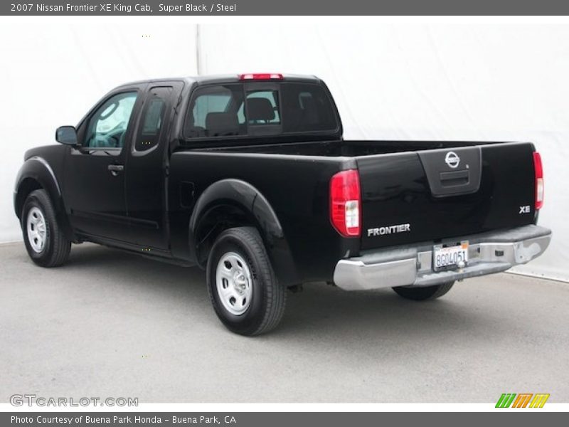 Super Black / Steel 2007 Nissan Frontier XE King Cab