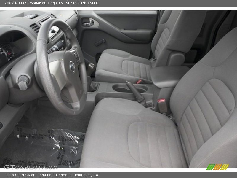 Super Black / Steel 2007 Nissan Frontier XE King Cab