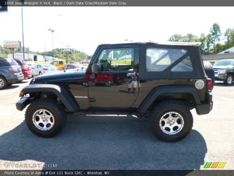 Black / Dark Slate Gray/Medium Slate Gray 2008 Jeep Wrangler X 4x4