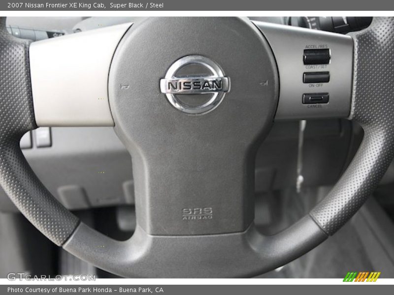 Super Black / Steel 2007 Nissan Frontier XE King Cab