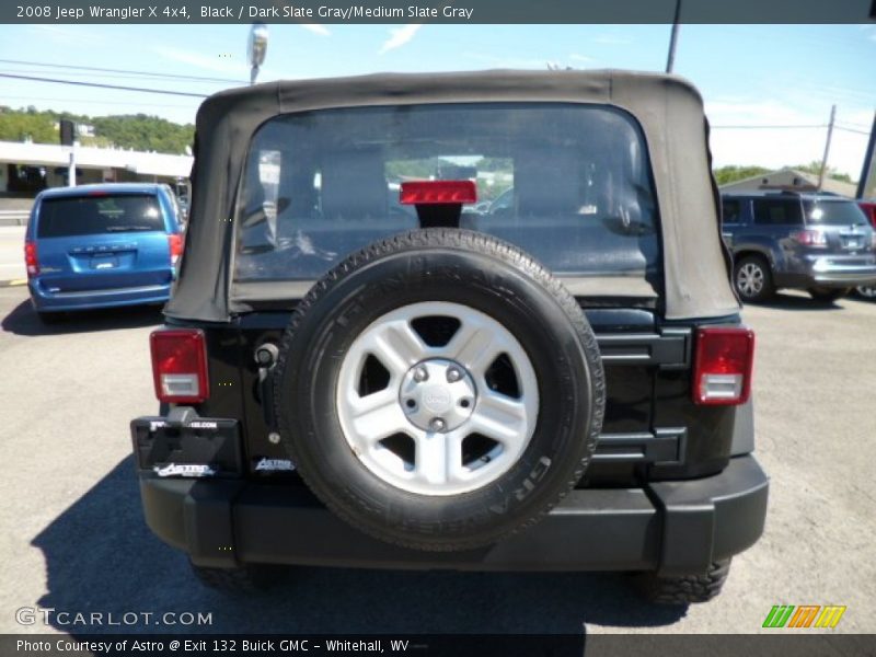 Black / Dark Slate Gray/Medium Slate Gray 2008 Jeep Wrangler X 4x4