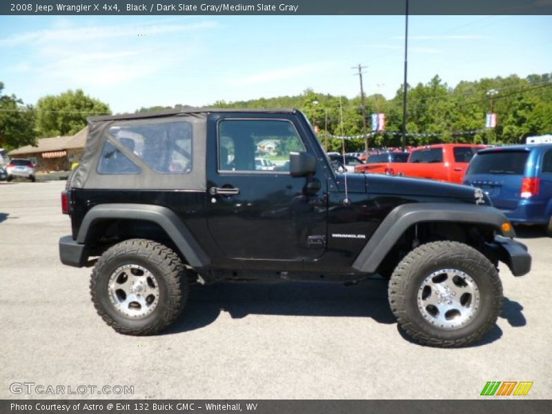 Black / Dark Slate Gray/Medium Slate Gray 2008 Jeep Wrangler X 4x4