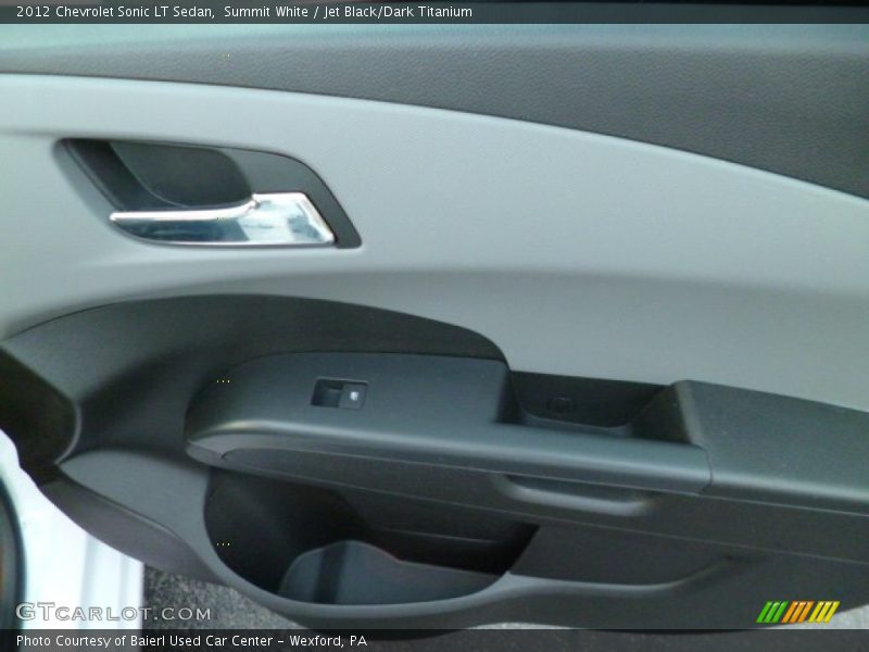 Summit White / Jet Black/Dark Titanium 2012 Chevrolet Sonic LT Sedan