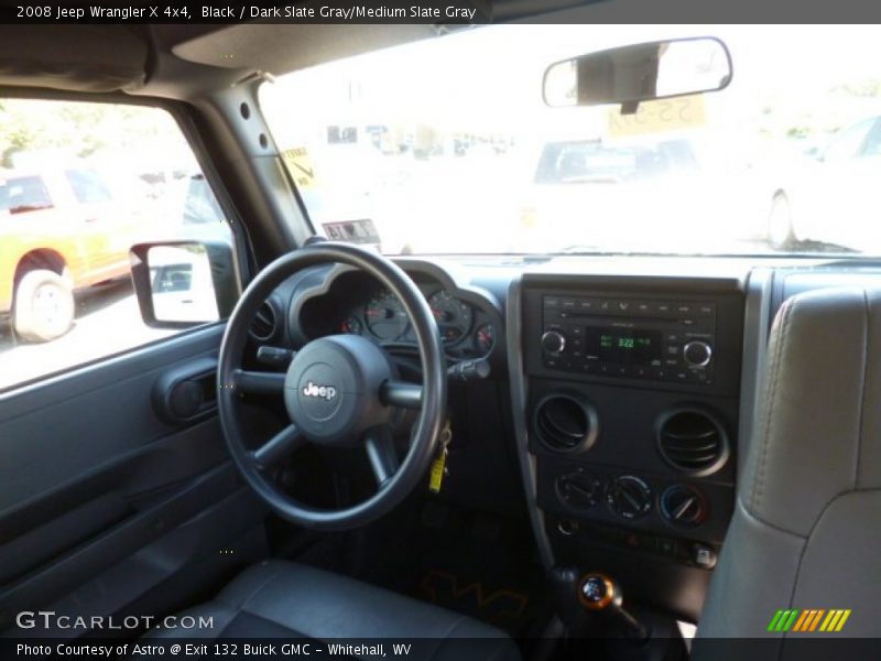 Black / Dark Slate Gray/Medium Slate Gray 2008 Jeep Wrangler X 4x4