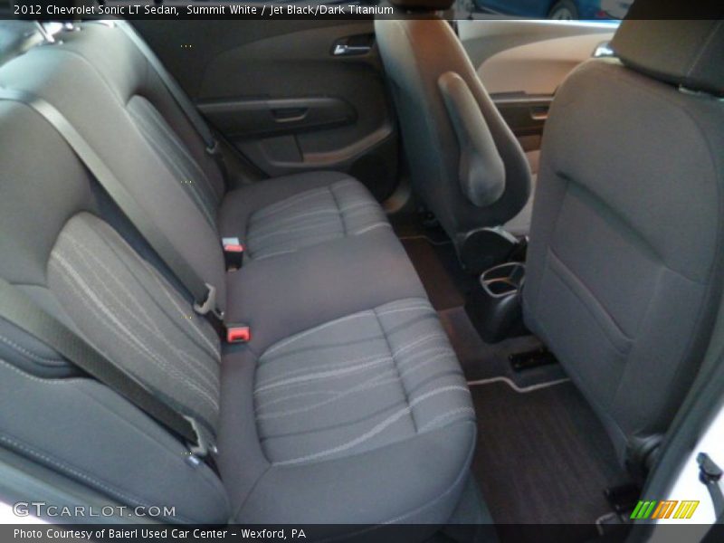 Summit White / Jet Black/Dark Titanium 2012 Chevrolet Sonic LT Sedan