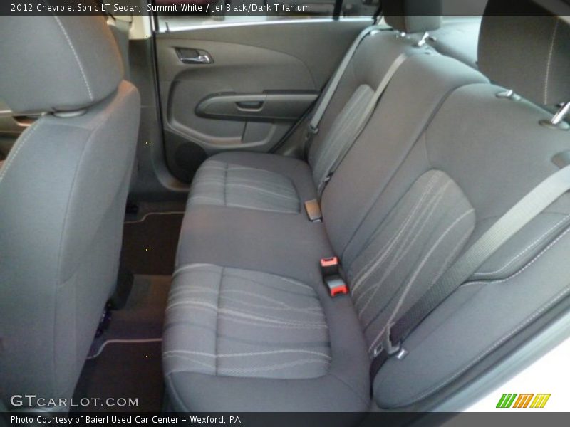 Summit White / Jet Black/Dark Titanium 2012 Chevrolet Sonic LT Sedan