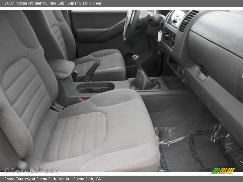 Super Black / Steel 2007 Nissan Frontier XE King Cab